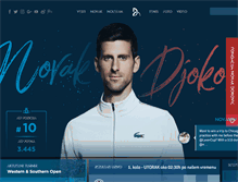 Tablet Screenshot of novakdjokovic.com